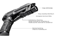 285 لومن CREE LED چراغ قوه مشعل لیزری بینایی سلاح سبک برای تفنگ دستی