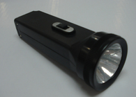 سیاه مورد قابل شارژ پلاستیک اضطراری LED چراغ قوه مشعل با 3 LED ها