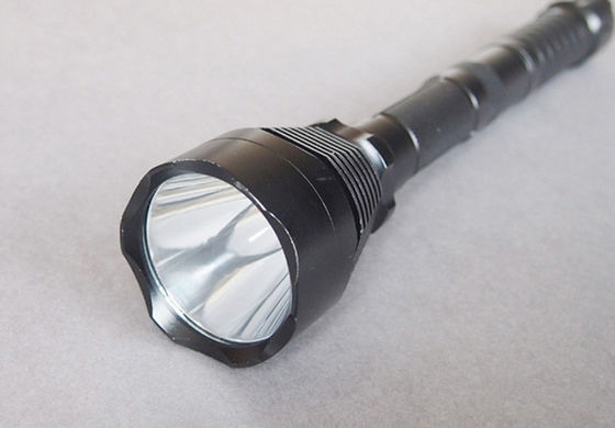 چراغ قوه LED سنگین آلیاژ آلومینیوم تاکتیکی با قابل شارژ لیتیوم باتری