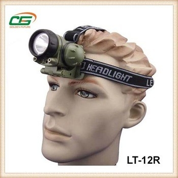 قدرت 3W بالا CREE LED سر مشعل / چراغ پیشانی با باتری قابل شارژ