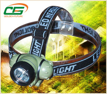لیتیوم یون قابل شارژ LED 3W سر مشعل کری، سفید LED Headtorch