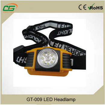AAA 4 چراغ سر مشعل / کوتاه LED چراغ جلو برای اورژانس، CREE قابل شارژ سر مشعل