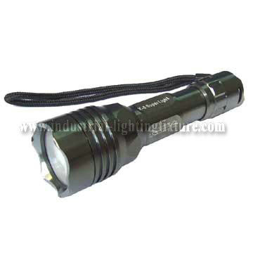 300 لومن 4W CREE LED چراغ قوه قابل شارژ، یکی مشعل چراغ قوه