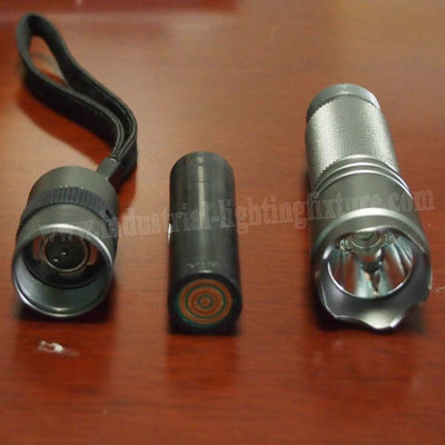 IP66 3W قابل شارژ CREE چراغ قوه LED برای استخراج از معادن، سفید LED چراغ قوه