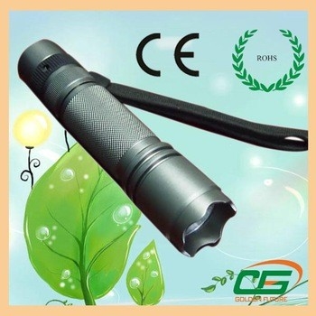 قدرت CREE بالا چراغ قوه LED 3 وات، سوپر روشن چراغ قوه برای نظامی
