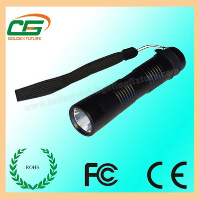 3 وات آلومینیوم CREE LED چراغ قوه / LED شکار مشعل IP66 DC4.5V