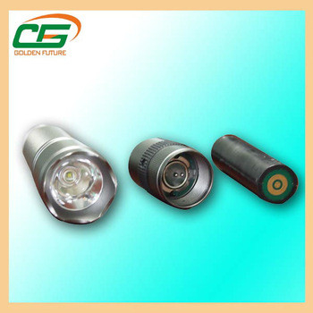 سوپر روشن 3 وات CREE LED چراغ قوه آلومینیوم 3.7V، تاکتیکی چراغ قوه LED