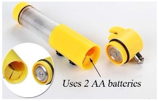 بالا لومن LED چراغ قوه مشعل 2 AA، اورژانس چراغ قوه