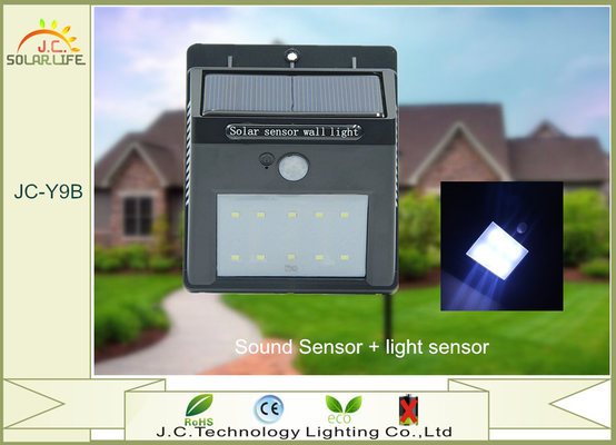 بالا صفحه 200LM SMD 2835 1W خورشیدی LED دیوار نور با منکریستللین سیلیکون پنل