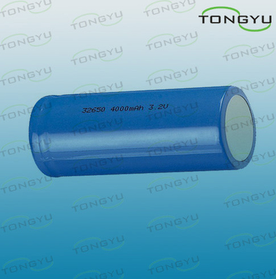 قدرت بالا همراه 32650 3.2V 4000mAh LiFePO4 باتری قابل شارژ برای مشعل