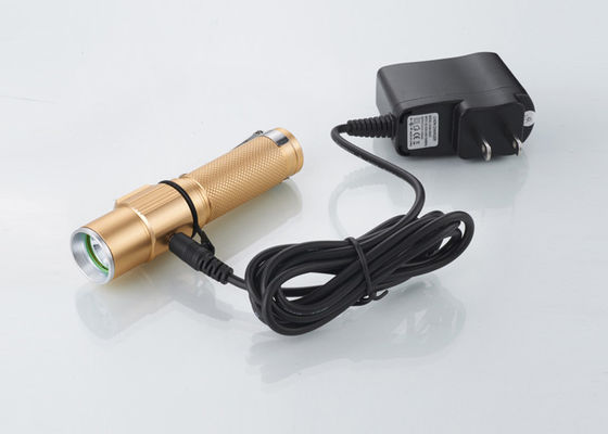 5watt کوتاه آلومینیوم LED قابل شارژ مشعل کمپینگ چراغ قوه به رهبری تاکتیکی
