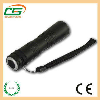 3 W تاکتیکی قابل شارژ LED مشعل / آلومینیوم LED چراغ قوه برای کارگران