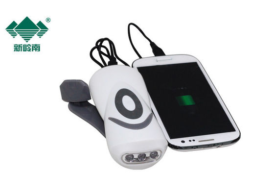 جمع و جور کوچک میل لنگ دست چراغ قوه برای گوشی، چراغ قوه LED قابل شارژ