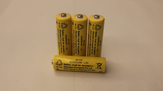باتری AA 1.2V 900mAh NiCD قابل شارژ چراغ قوه باتری قابل شارژ مشعل