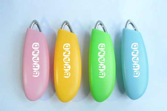 چراغ قوه بانک قدرت حرفه ای در Keychain خارجی کوتاه آبی، سبز