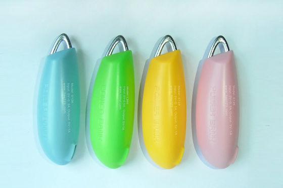 چراغ قوه بانک قدرت حرفه ای در Keychain خارجی کوتاه آبی، سبز