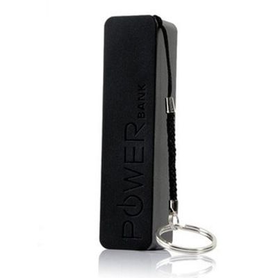 سفید 2600mAh شده شارژ تلفن همراه، قابل حمل قدرت بانک در Keychain شارژر باتری
