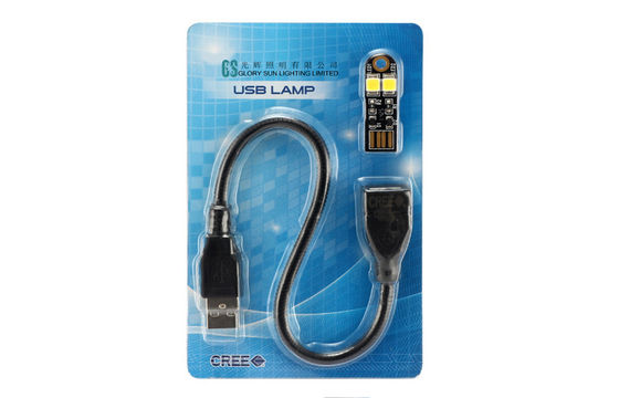 سیاه / سفید سرد سفید کوتاه USB لامپ LED برای صفحه کلید لپ تاپ