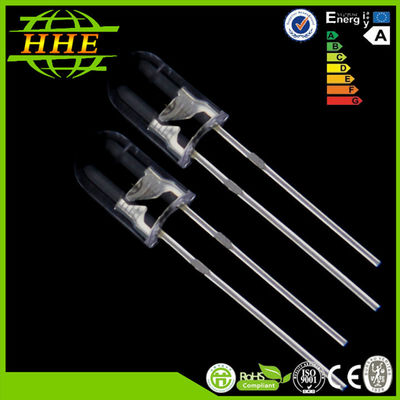 8mm و 5mm و ورق 3mm گرد UV LED دیود، چراغ صفحه نمایش ال ای دی ماوراء بنفش 30 درجه زاویه دید