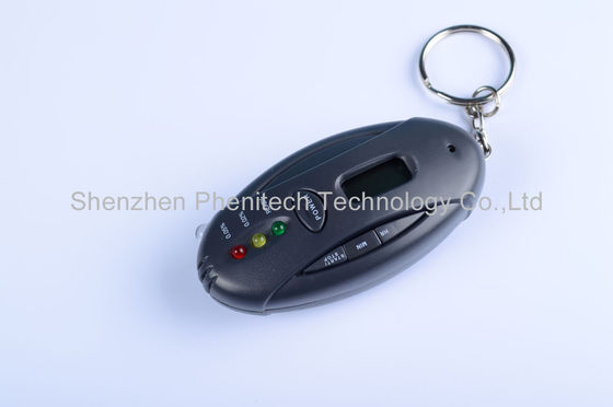 پاسخ سریع پلاستیک ABS دیجیتال در Keychain نفس الکل تستر، CE
