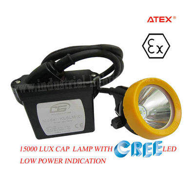 KL5LM ضد آب ایمنی معدن LED معدن لامپ 3.7V 15000 لوکس، قابل شارژ لامپ معدن