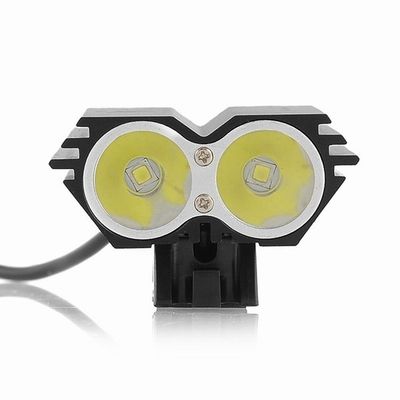طوفان خورشیدی 5000 لومن 2X CREE XML U2 LED چراغ دوچرخه کوهستان / دوچرخه چراغ جلو