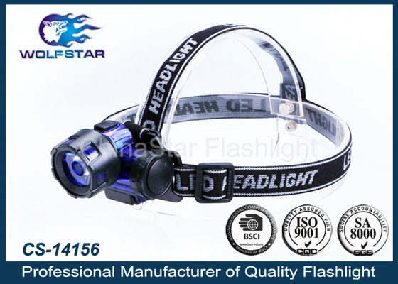 3W LED PMMA LEN قدرت بالا چراغ سر مشعل با باتری AAA X 3