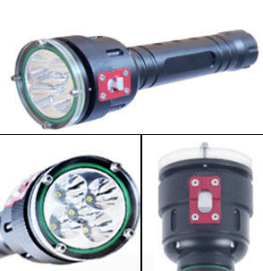 5 رهبری لومن LED مشعل شیرجه 100 متری چراغ زیر آب غواصی چراغ