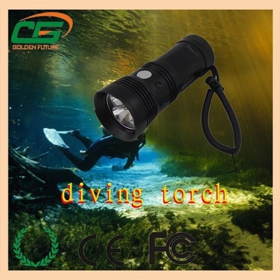 آلومینیوم بدن مسئولیت رسیدگی به قدرت بالا 30W ضد آب IP68 رهبری غواصی مشعل
