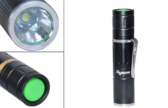 3.7Volt CREE XML L2 کوتاه به رهبری لامپ، چراغ قوه جیبی برای پیاده روی